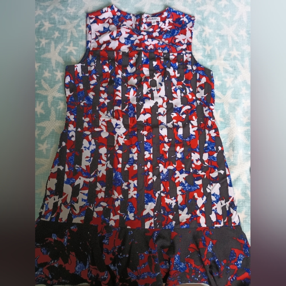 Peter Pilotto Red, Blue, and White Women's Dress